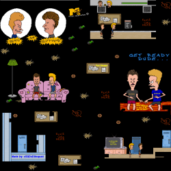 Big Map Beavis Butthead Shoppa
