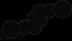 Stone maze
